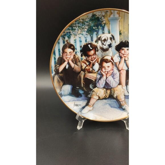 The Little Rascals Franklin Mint Collector Plate Limited Edition Porcelain 8" - Picture 6 of 11